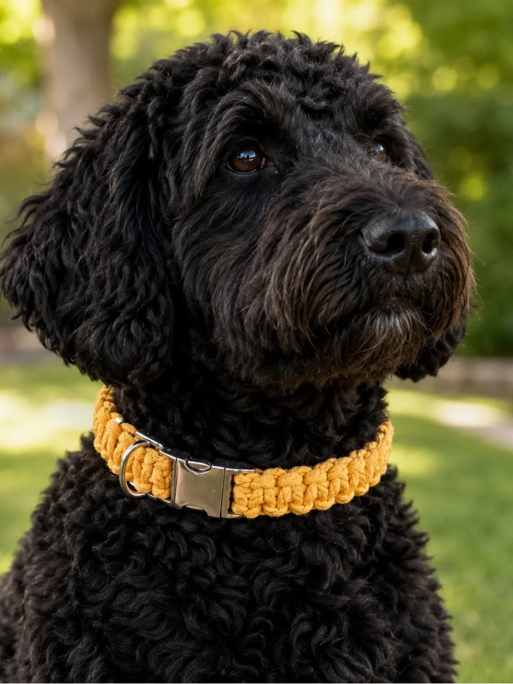 Gold Dog Collar- Size M 15”
